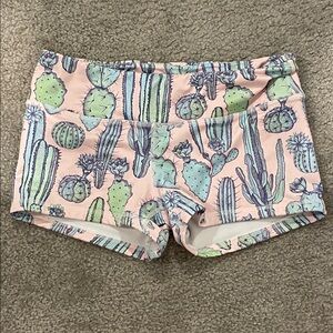Fleo Desert Cactus Shorts - Pink and Green